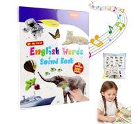 First English Words Sound Book, My First English Sound Toy 470+ Words 21 Themes Fun Word Game for Educational Language Boys Girls Kids (A1)