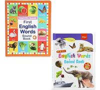 First English Words Sound Book, My First English Sound Toy - 470+ Words, 21 Themes, Speak and Spell, Fun Word Game, Juguete Educativo for Educational Language (2 Pack)