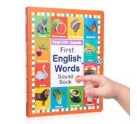 First English Words Sound Book, Phonics Book, Speak and Spell, 21Theme 470+ Words English Pronunciation Books, Fun Word Game, Educational Companion Studying Tool for Class Teaching