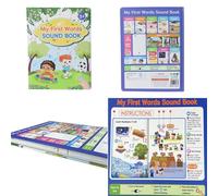 First English Words Sound-Book, The First English Sound Toy, Talking Word Book Baby, Interactive Language Educational Interactive Talking Words Toys For Kids Girl Boys Fun Learning Experiences