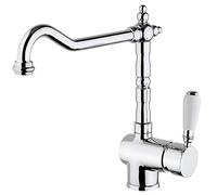 First F-2471/01uam Single Lever Sink Mixer Ancient Rod, Chrome