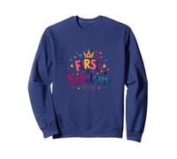 First & Fabulous: Celebrate Milestone Birthday in Style Sweatshirt, Adult Unisex, Navy, M