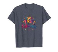 First & Fabulous: Celebrate Milestone Birthday in Style T-Shirt, Men, Heather Blue, 3XL