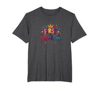 First & Fabulous: Celebrate Milestone Birthday in Style T-Shirt, Men's Big and Tall, Dark Heather Grey, 3X Tall