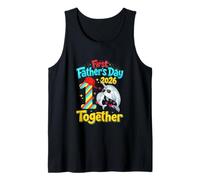 First Father's Day 2026 Together Cute Narwhals Lover Family Tank Top