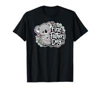 First Father's Day, Fun Dad and Cute Baby Koala for New Dads T-Shirt
