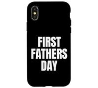First Fathers Day New Dad Legend Begins Now Tees And More Case for iPhone X/XS