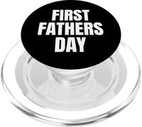 First Fathers Day New Dad Legend Begins Now Tees And More PopSockets PopGrip for MagSafe
