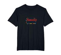 First & Fearless Teacher: Inspiring Educator Gift T-Shirt, Men's Big and Tall, Black, 3X Tall