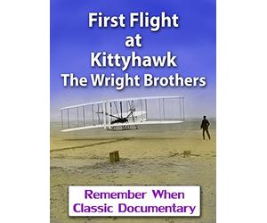 First Flight at Kittyhawk - The Wright Brothers