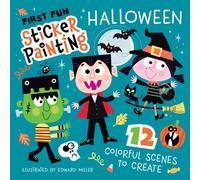 First Fun Sticker Painting: Halloween : 12 Colorful Scenes to Create