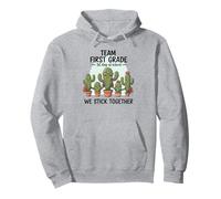 First Grade 1st Day of School Teacher We Stick Together Pullover Hoodie