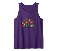 First Grade Creator: Shaping Young Minds Tank Top, Men, Purple, S