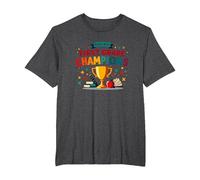 First Grade Dream Team Champions T-Shirt, Men's Big and Tall, Dark Heather Grey, 3X Tall