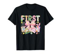 First Grade Easter Chocolate Eggs Bow Tie Bunny Lover Kids T-Shirt
