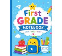 First Grade Handwriting Notebook for Kids: Primary Writing Practice Paper with Guided Lines • Wide-Ruled Notebook for First Grade Students • School ... & Daily Practice (Education Series)