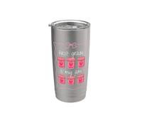 First Grade is My Jam Cute Back to School Coquette Aesthetic Stainless Steel Insulated Tumbler
