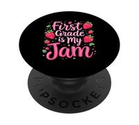 First Grade Is My Jam First Grade Fun PopSockets Adhesive PopGrip