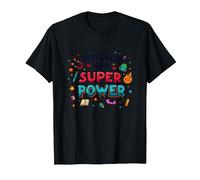 First Grade is My Super Power T-Shirt, Men, Black, 4XL