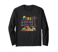 First Grade Lays The Foundation Early Elementary Teacher Long Sleeve T-Shirt