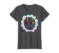 First Grade Magic Maker: Inspiring Young Learners T-Shirt, Women, Dark Heather Grey, XS