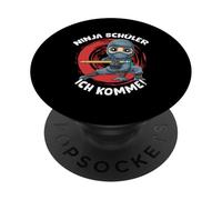 First Grade School Ninja Kid PopSockets Adhesive PopGrip