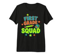 First Grade Squad Funny Back to School First Grader Premium T-Shirt