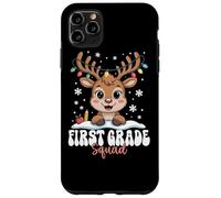 First Grade Squad Reindeer Christmas Lights Winter kids Case for iPhone 11 Pro Max