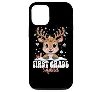 First Grade Squad Reindeer Christmas Lights Winter kids Case for iPhone 12/12 Pro