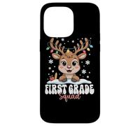 First Grade Squad Reindeer Christmas Lights Winter kids Case for iPhone 14 Pro Max