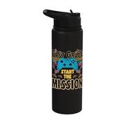 First Grade Start The School Boy Stainless Steel Insulated Water Bottle