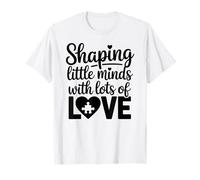 First Grade Teacher Appreciation Funny School Shaping Minds T-Shirt