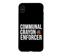 First Grade Teacher Communal Crayon Enforcer Case for iPhone XS Max