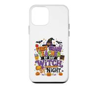First Grade Teacher in Day Witch By Night Design Case for iPhone 12 mini