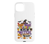 First Grade Teacher in Day Witch By Night Design Case for iPhone 15 Plus