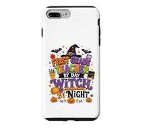 First Grade Teacher in Day Witch By Night Design Case for iPhone 7 Plus/8 Plus