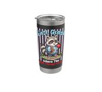 First Grade Where The Wild Things Learn Raccoon Student Stainless Steel Insulated Tumbler