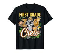 First Grade Zoo Safari Animal Squad Matching Teacher Student T-Shirt