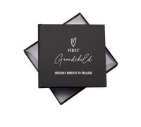 First Grandchild Memories Photo Album, Holds 50 6x4 inch Photos, 18.5x19.5cm, Black