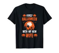 First Halloween With My New Wife Couple Gift Husband Men T-Shirt