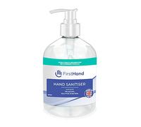 First Hand 75% Alcohol Hand Sanitiser (WHO Formula) 500ml Pump Bottle