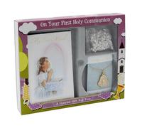 First Holy Communion 3 piece Gift Set (Girl Missal Book, Rosary and Chalice 0314)
