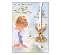First Holy Communion Card and Envelope with Bookmark Gold Detail - C27793 7933
