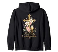 First Holy Communion - Catholic Girl Zip Hoodie