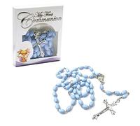 First Holy Communion Rosary - Blue C6032/BL 0271