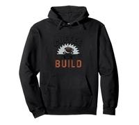 First I Drink Coffee Then I Build Things for Coffee Lovers Pullover Hoodie