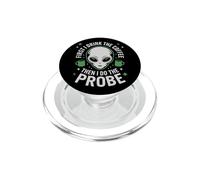 First I Drink The Coffee Alien Probe Coffee Drinker PopSockets PopGrip for MagSafe