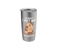 First I pet My Hamster Then I do Things Stainless Steel Insulated Tumbler