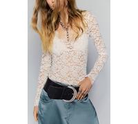 First Impressions Bodysuit by Intimately at Free People in Gardenia, Size: XL - female