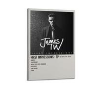 First Impressions - Ep by James Tw Poster Wall Art Aesthetic Cover Poster Design Painting for Living Room Bed Room 24x36inch(60x90cm) Frame-style